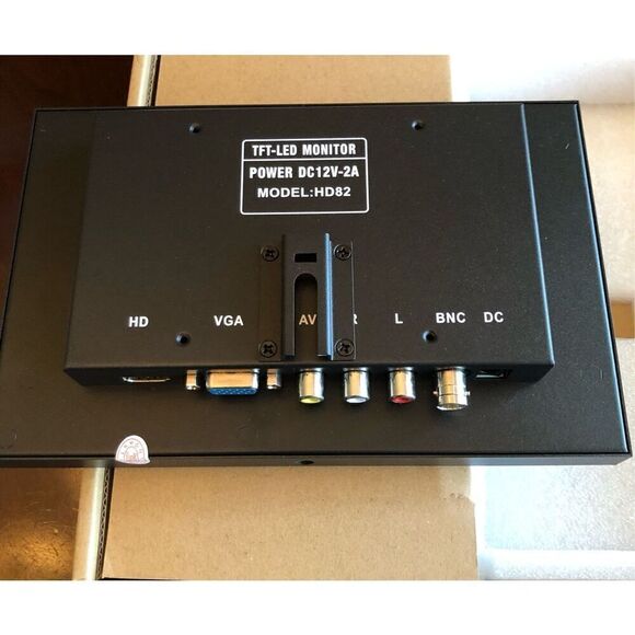 DCORN - 🎉HPX6 🎉 NWT - 8” HD82 Color Monitor- Metal Frame/1280 x 720/ Boxed - Picture 6 of 16